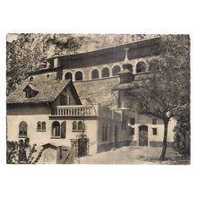 L'ERMITAGE de LONGEBORGNE, SWITZERLAND used postcard 1950 postmark #
