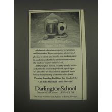 1991 Darlington School Ad - A superior education. Head to toe