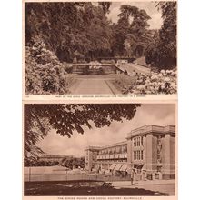 Bourneville Cocoa Factory Dining Rooms 2x Postcard s