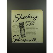 1953 Shocking de Schiaparelli Perfume Advertisement - Purse-size perfume