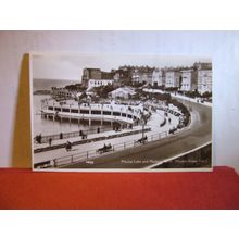 MARINE LAKE, WESTON-SUPER-MARE, SOMERSET used postcard RP 1933 pm #