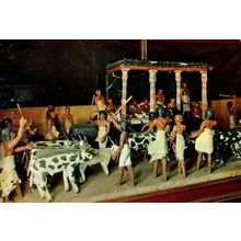 Cattle Review Egyptian Museum Cairo 11th Dynasty Sculpture Postcard
