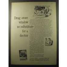 1960 Successful Farming Magazine Ad - Drug store window no substitute