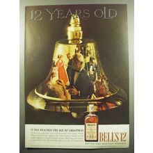 1960 Bell's 12 Scotch Ad - It has reached the age of greatness