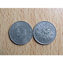 Singapore 1986 10 Cents Coin