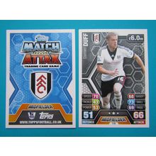 119. Damien Duff - Fulham - Match Attax 2013/14 Football Card EF1