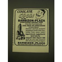1961 Barbizon-Plaza Hotel Advertisement - Cool, sir, cool!