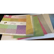 DCWV Cardstock - Glitzy Stack (6 x 6" - 22 sheets)
