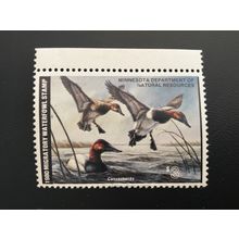 ICOLLECTZONE US Minnesota MN4 1980 Duck Stamp VF NH
