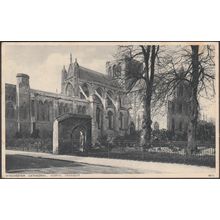 North Transept, Winchester Cathedral, Hampshire, c.1930 - Photochrom Postcard