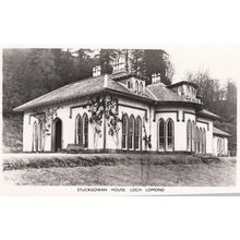 ED 156 LOCH LOMOND - STUCKGOWAN HOUSE. RP POSTCARD