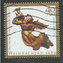 BERLIN -1989 40pf + 20 'CHRISTMAS' FINE USED (EBID44-922)