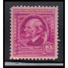 861 3c Ralph Emerson Fine Plus MNH KA2327