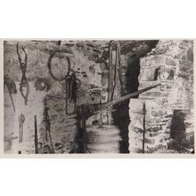 Smithy Cregneash Village Folk Museum Real Photo Isle Of Man Postcard