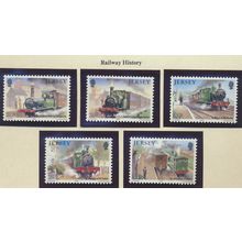 Jersey Stamps Scott #361 To 365, Mint Never Hinged