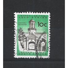 SouthAfrica.SG206 10c Cape Town Castle Entrance.Variety Unchecked.F/Used.Aug25a