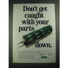 1987 LESCO Replacement Parts Ad - Don't Get Caught With Parts Down