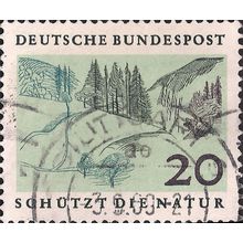 GERMANY, European Nature Conservation Year, green 1969, 20 Pfennig