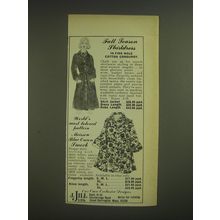 1974 J. Jill Shirtdress and Meissen Blue Onion Smock Advertisement