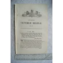 1842 Act of Parliament: duty on Soap used in Manufactures