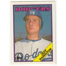 1988 Topps baseball card 62 Jeff Hamilton