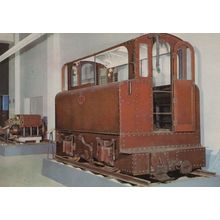 South London First Tube Train Victorian Railway Museum Postcard