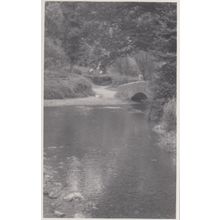 Dunston Park Bridge 1937 Real Photo Cornwall Postcard