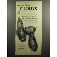 1952 Freeman's Shoes Advertisement