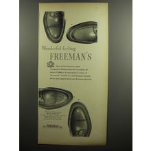 1952 Freeman's Shoes Ad