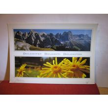 DOLOMITES, ITALY unused postcard dated 2000 #