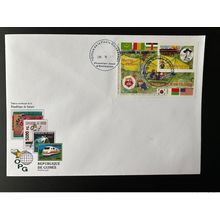 Guinée 2008 FDC Mi. Bl. 1643 surchargé Scouts Lord Baden-Powell Flags Drapeau