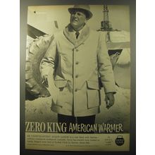 1960 Zero King Coat Advertisement - Zero King American Warmer