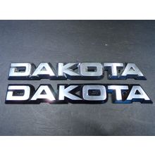 1987 88 89 90 Dodge Dakota Emblems OEM 4357061 Pair
