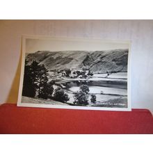 WATENDLATH tarn & village, BORROWDALE, CUMBRIA used postcard. G P Abraham 1963 =