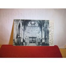 ST. DEINIOL'S CHURCH, CRICCIETH, GWYNEDD, WALES used antique postcard 1902 pm =