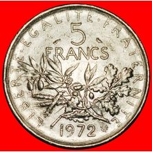 Ⰶ SUN (1969-2001): FRANCE ★ 5 FRANCS 1972! ERROR!★LOW START★NO RESERVE