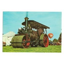 Burrell Steam Roller 4041, Traction Engine Series D225 Postcard.