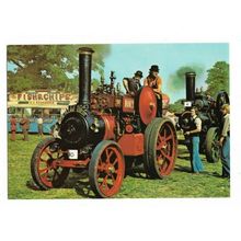 Robey Traction Engine 33957, Series D225 Postcard.