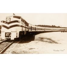 American Freedom Train Vintage Rare New Jersey Real Photo Postcard