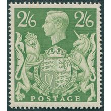 Great Britain 1942 2s.6d. yellow-green SG476b MNH