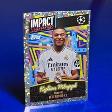 TOPPS CHAMPIONS 2024/25 REAL MADRID N°407 MBAPPE IMPACT STICKER