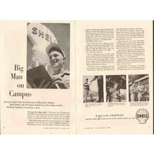 shell oil company 1957 jim oconner college park md dealer vintage ad