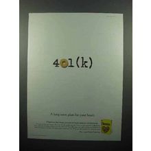2001 General Mills Cheerios Cereal Ad - 401(k)