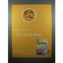 2001 General Mills Harmony Cereal Ad - Its Caretaker