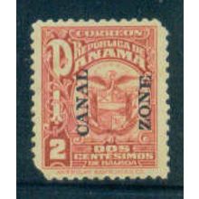 Canel Zone 69 2c Arms of Panama Almost Very Fine MDG NA0397