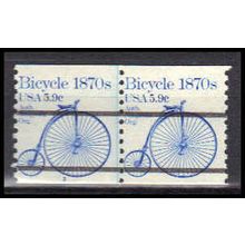 1901a 5.9c Bicycle Fine MNH Dry Gum CNP Left 3 PA0376