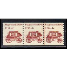 1898A 4c Stagecoach Fine MNH Dry Gum PNC 4/3 PA2274