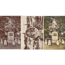 Bunyans Statue 3x Postcard s