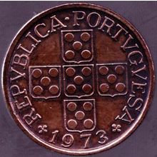 1973 Portugal 1 Escudo Coin