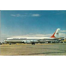 Aviation KOREAN AIRLINES B707-320C Postcard (Editions P.I. 411)